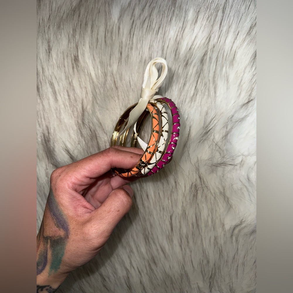 Nwot Nordstrom Sequin Custom Bangle Bundle Set - image 2